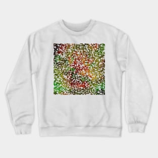 Abstract curves pattern paint Crewneck Sweatshirt